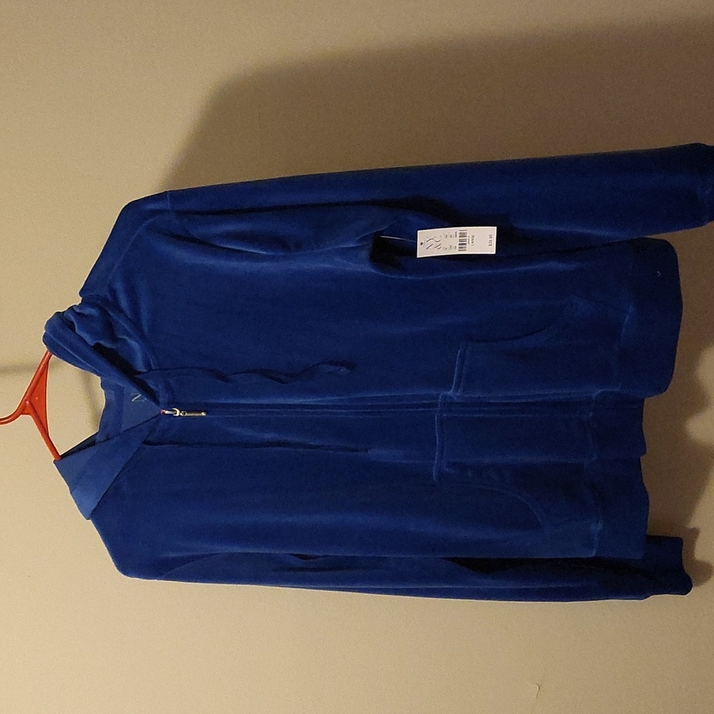 NWT NY&Co velour Hoodie large